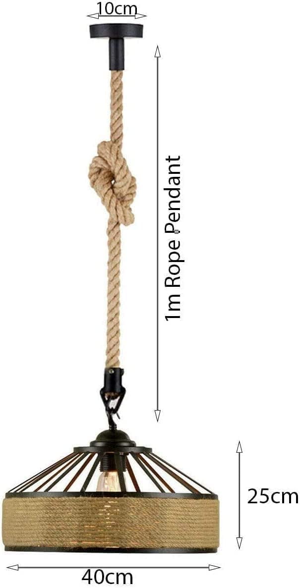 Vue 6 de Ledsone Vintage Industrial Hemp