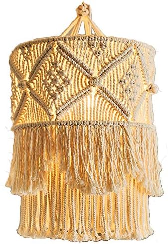 Vue 2 de Tiamu Macrame Abatjour En