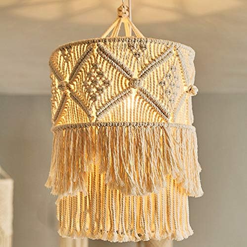 Vue 3 de Tiamu Macrame Abatjour En