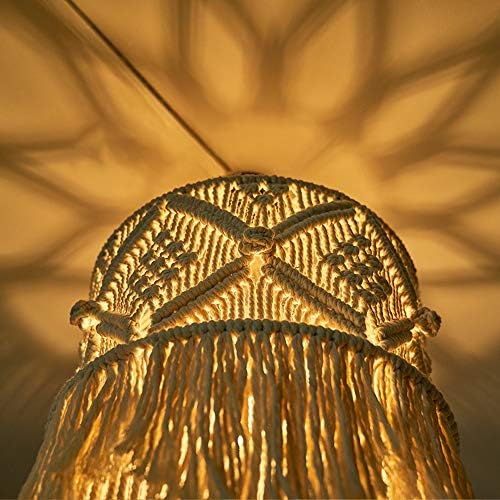 Vue 6 de Tiamu Macrame Abatjour En