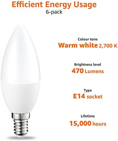 Vue 2 de Amazon Basics Petite Ampoule