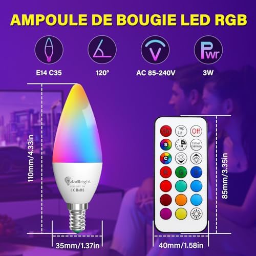 Vue 5 de Tobebright Ampoule Led