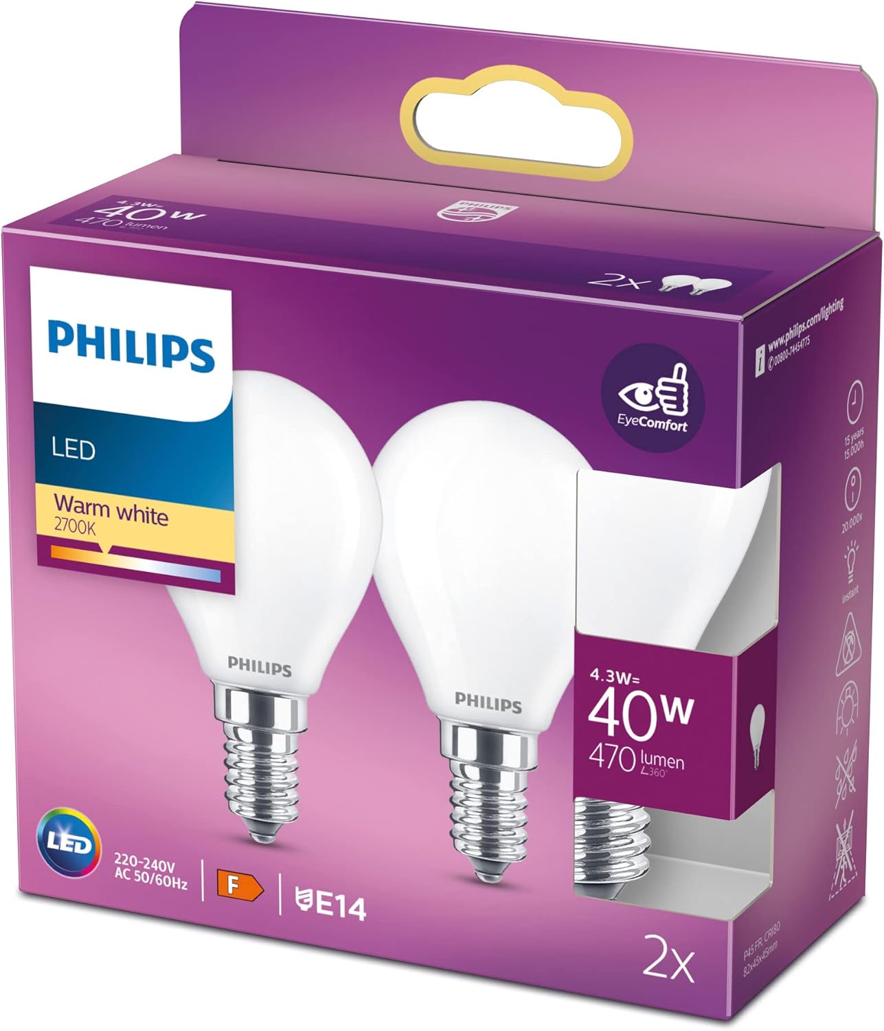 Philips Lot De Ampoules