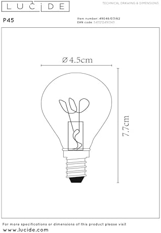 Vue 4 de Lucide Ampoule Filament