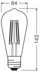 Vue 6 de Osram Vintage Classic Edison