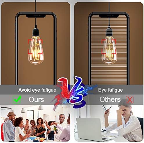 Vue 6 de Asanmu Ampoule Led Edison