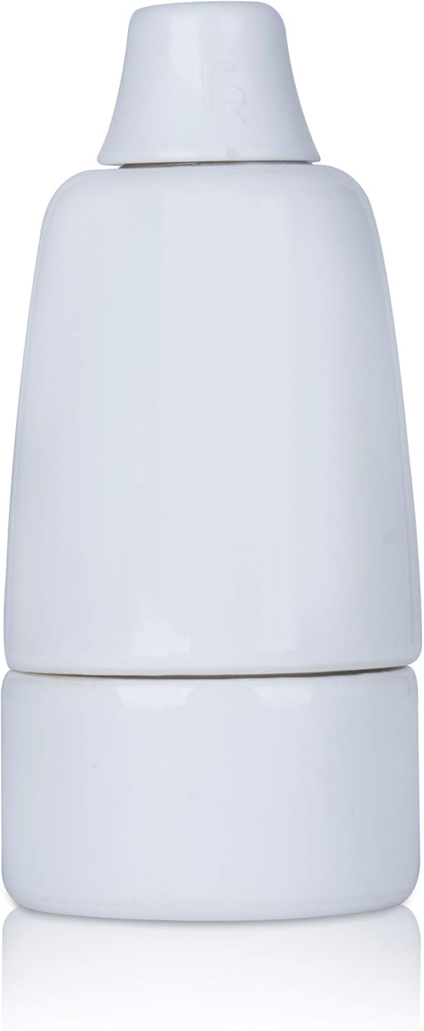 Douille En Porcelaine Emaillee