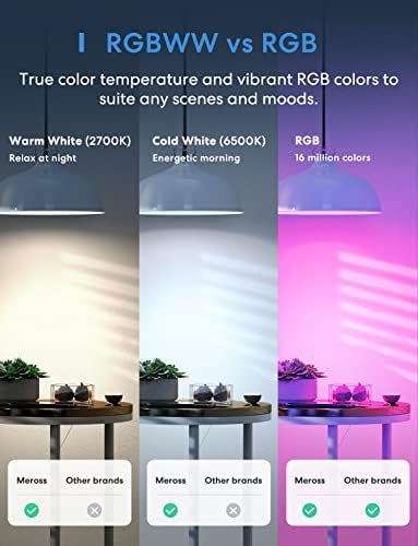 Vue 5 de Meross Ampoule Led Connectee