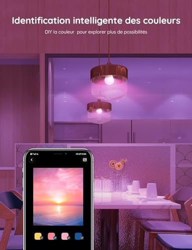 Vue 2 de Govee Ampoules Wifi Et
