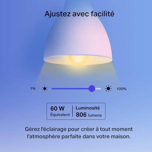 Vue 3 de Tapo Ampoule Connectee Wifi
