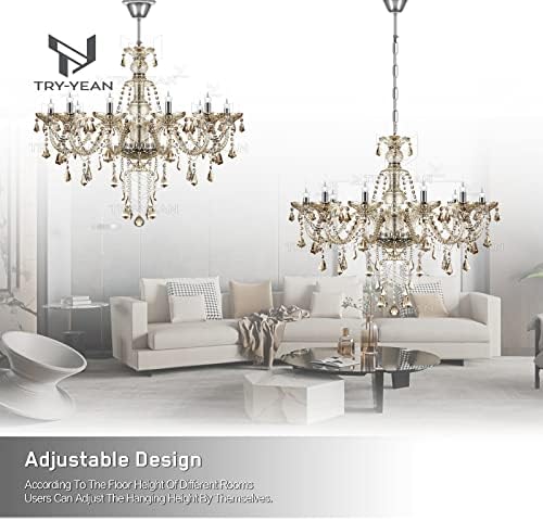 Vue 4 de Tryyean Lustre Baroque Bras