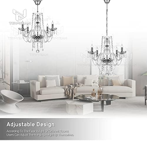 Vue 4 de Tryyean Lustre En Cristal