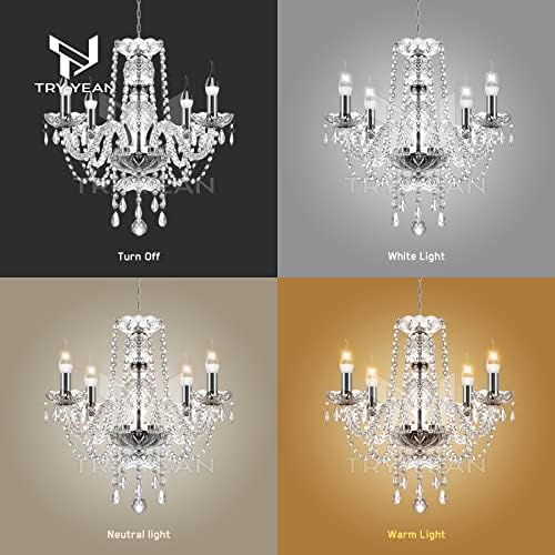Vue 5 de Tryyean Lustre En Cristal