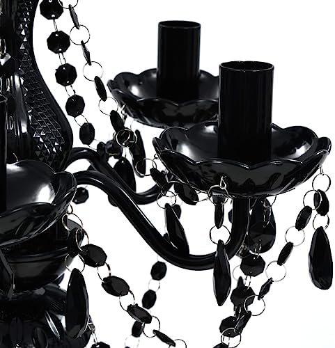 Vue 5 de Lustre Avec Ampoules Crystal