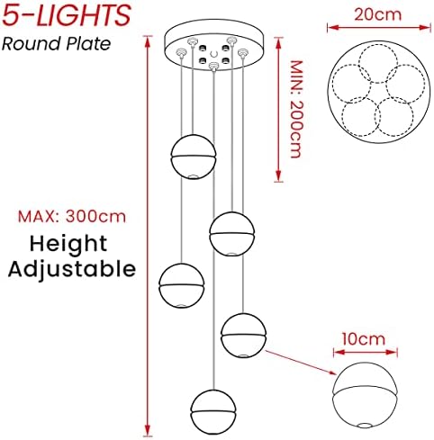 Vue 7 de Hws Led Suspension En