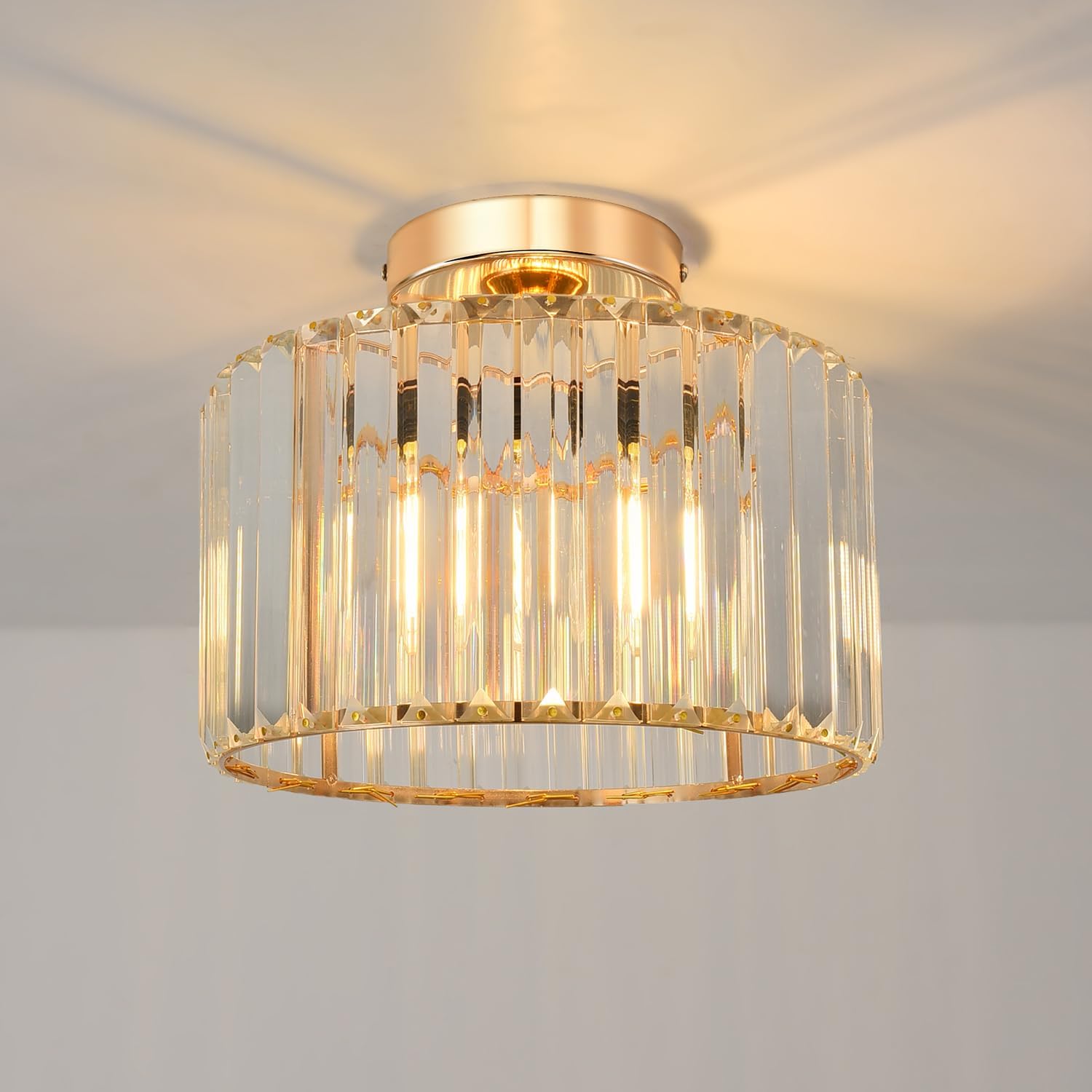 Anwio Lustre Cristal Dore