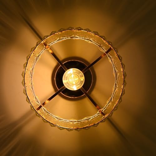 Vue 6 de Anwio Lustre Cristal Dore