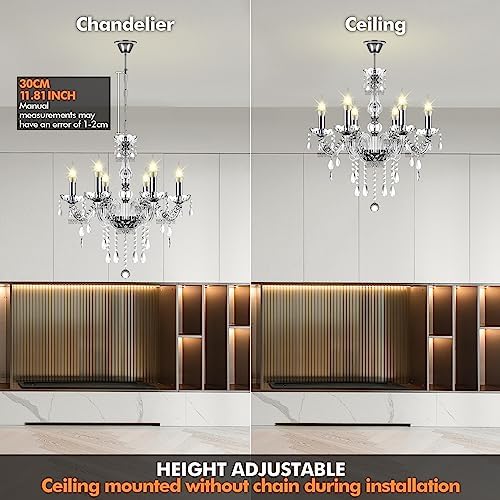 Vue 3 de Ridgeyard Classique Lustre Salon
