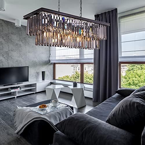 Vue 5 de Wellmet Lustre En Cristal