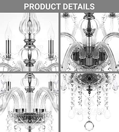 Vue 7 de Ridgeyard Classique Lustre Salon