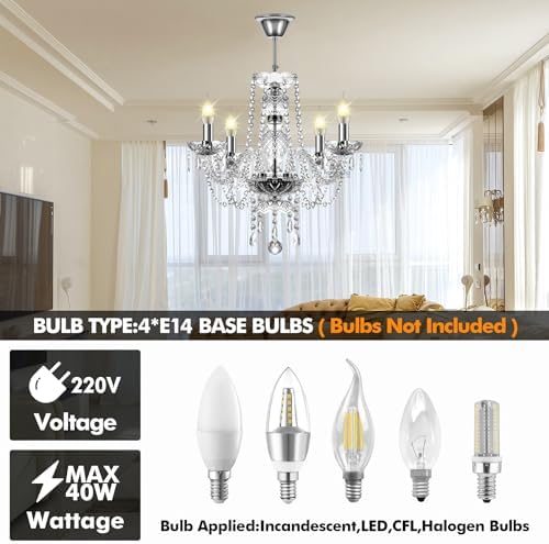 Vue 3 de Ridgeyard Baroque Salon Lustre