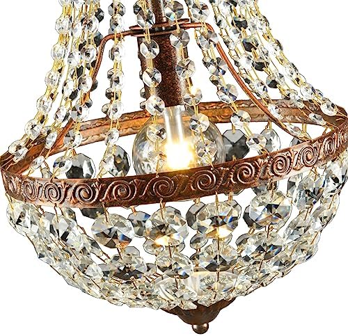 Vue 6 de Lustre En Cristal Led