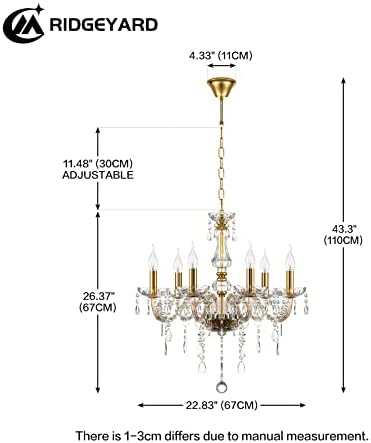 Vue 2 de Ridgeyard Lustre Baroque Lustres