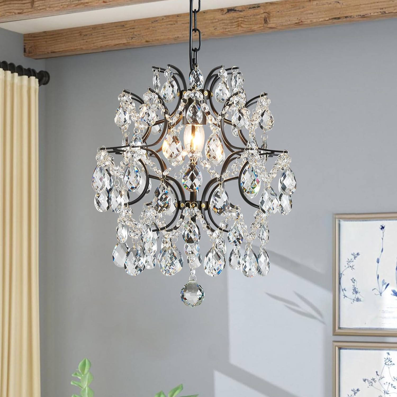 Bestier Noir Lustre Moderne