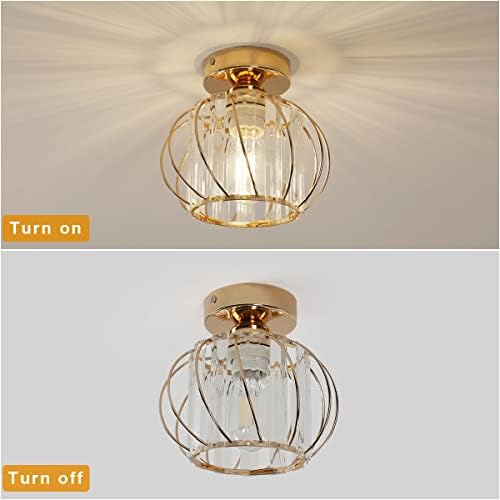 Vue 6 de Pheashine Plafonnier En Cristal