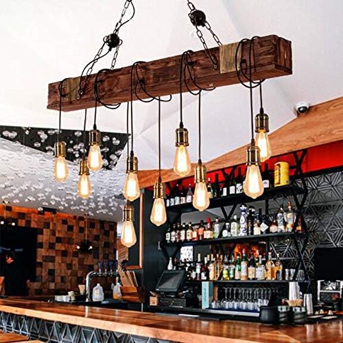 Vue 3 de Lustre Industriel Suspension En