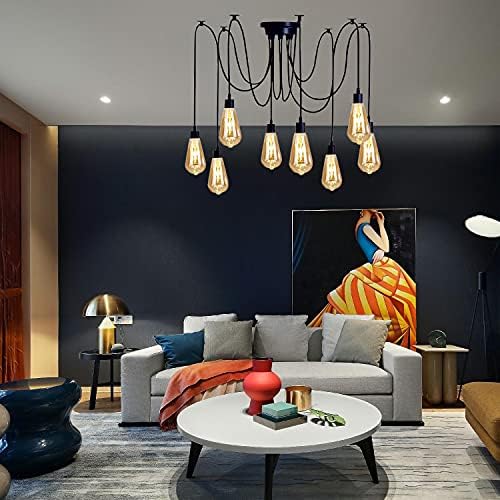 Vue 5 de Ynxing Suspension Edison Vintage