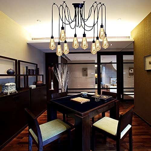 Vue 6 de Ynxing Suspension Edison Vintage