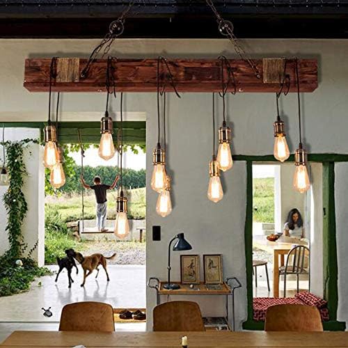 Vue 6 de Lustre Industriel Suspension En