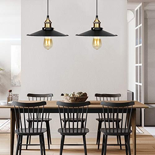 Vue 4 de Metal Retro Suspension Luminaire