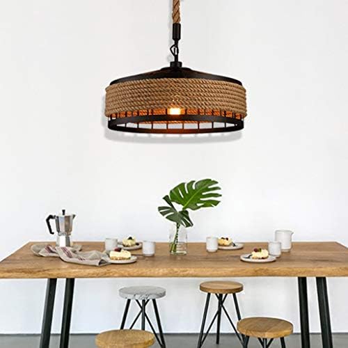 Vue 3 de Lampe Suspendue Vintage Corde