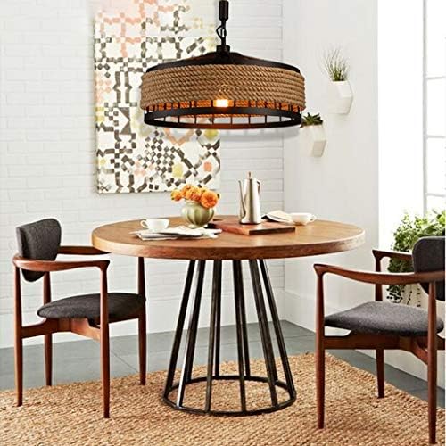 Vue 4 de Lampe Suspendue Vintage Corde