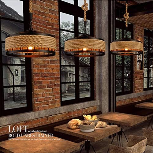 Vue 5 de Lampe Suspendue Vintage Corde