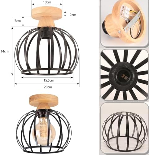 Vue 7 de Idegu Luminaire Plafonnier Industriel