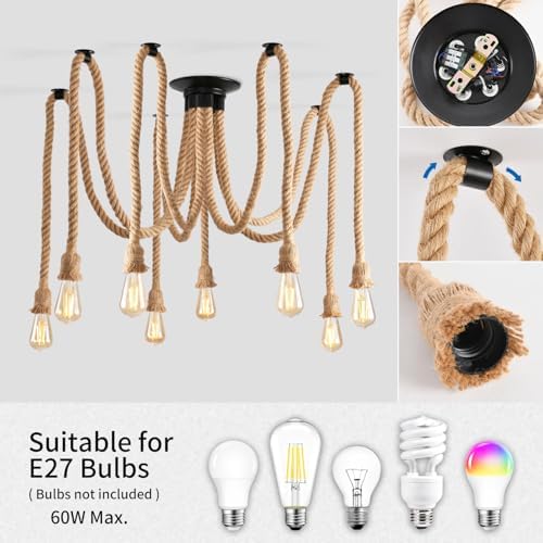 Vue 3 de Anwio Cable Suspension Luminaire