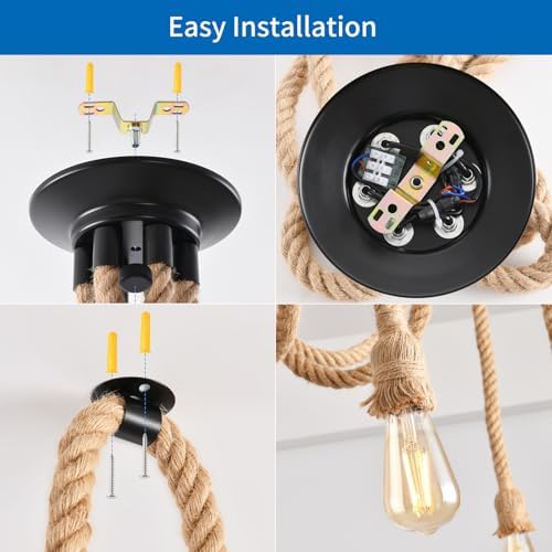 Vue 4 de Anwio Cable Suspension Luminaire