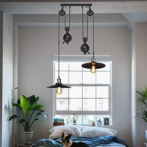 Vue 5 de Idegu Lampes Lustre Industrielle