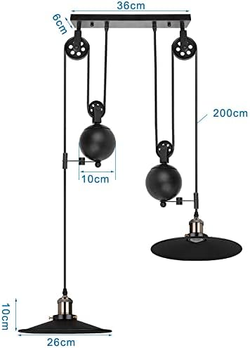 Vue 6 de Idegu Lampes Lustre Industrielle