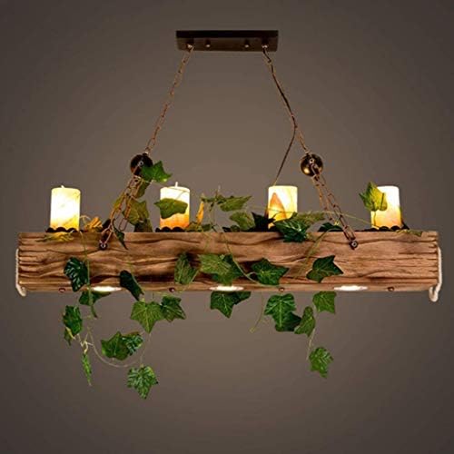 Vue 7 de Led Retro Bois Pendentif