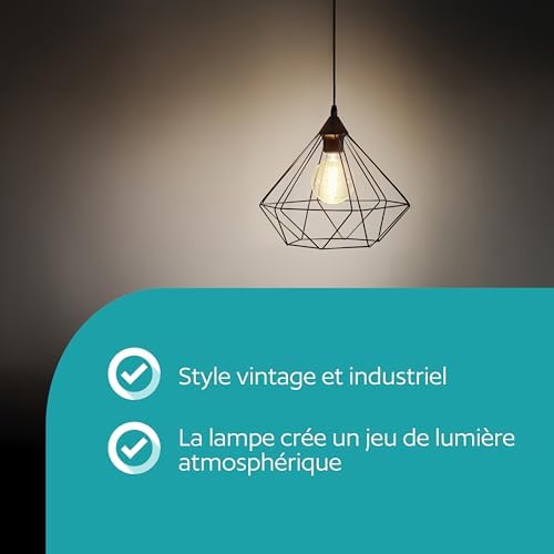 Vue 3 de Eglo Lustre Tarbes Suspension