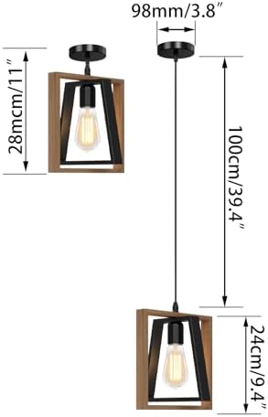 Vue 6 de Hmakgg Suspension Luminaire Cuisine