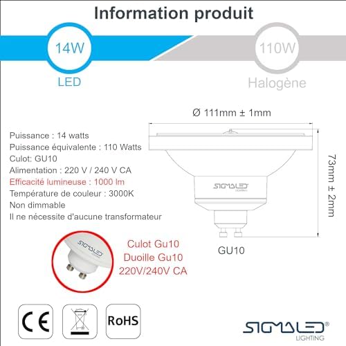 Vue 2 de Sigmaled Lighting Spot Led