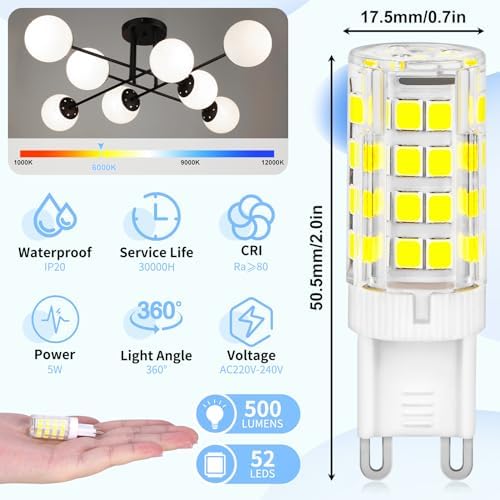 Vue 2 de Yiifell Ampoules Led