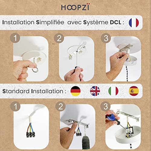 Vue 5 de Hoopzi Cable Suspension Luminaire