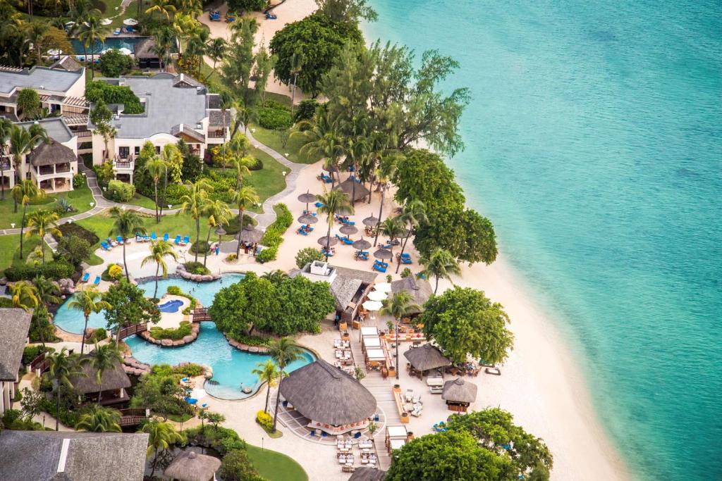 Plage et lagon du Hilton Mauritius Resort & Spa à Flic en Flac sur la côte ouest