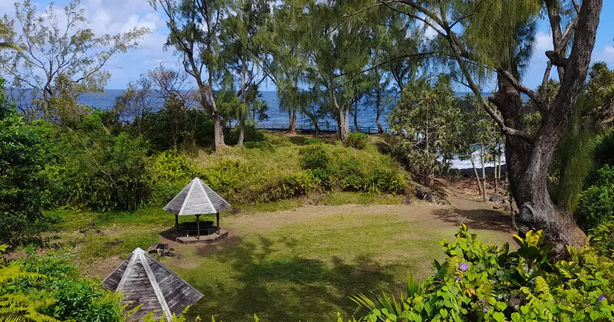 Bivouac au Puits des Français, Cap Méchant, Saint-Philippe